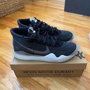 Nike Zoom KD 12 - Black / Pure Platinum / White